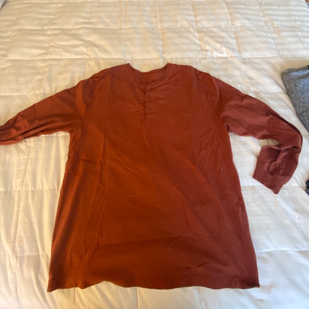 Men's Gap Long Sleeve Henley